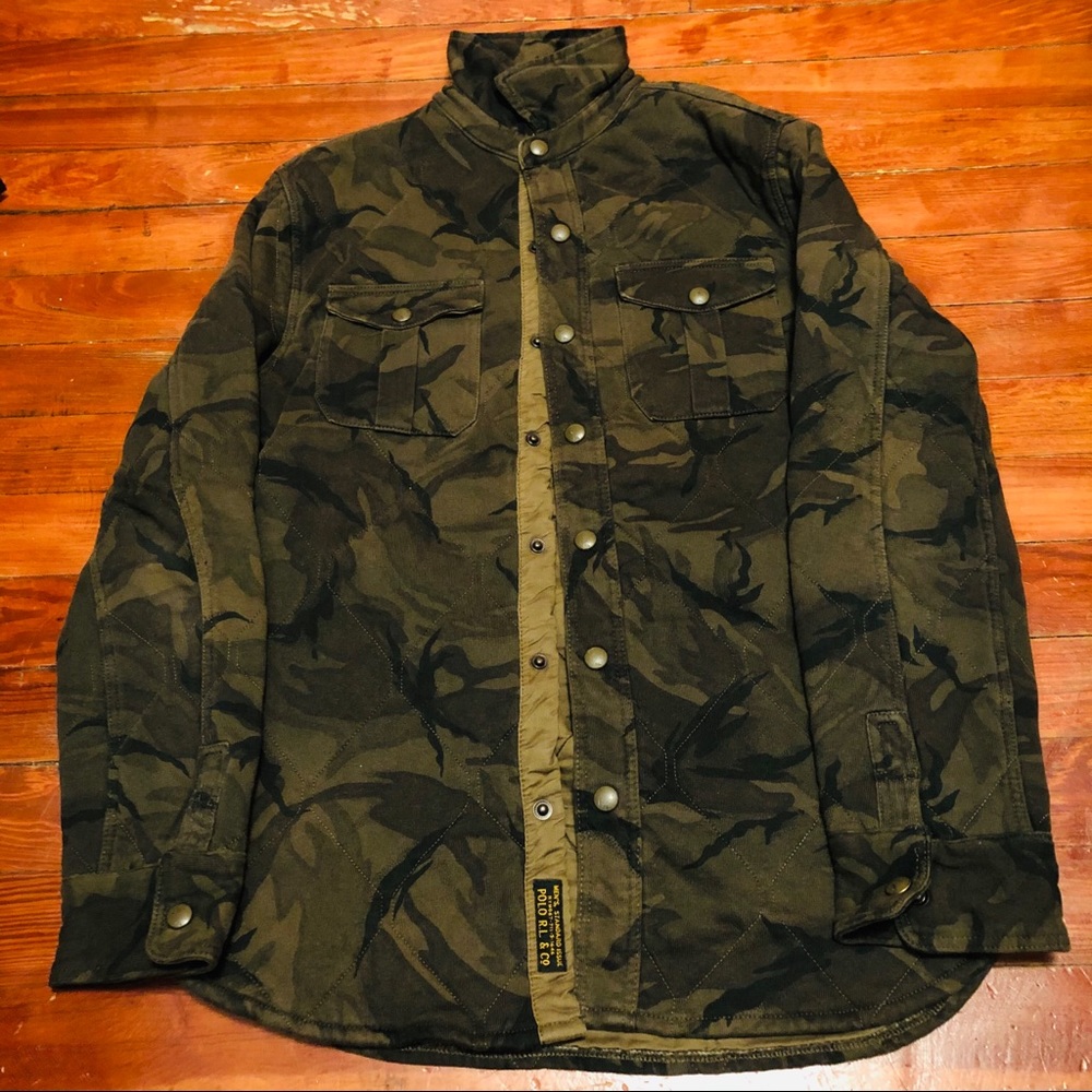 Ralph Lauren Camo Shirt-Sweater/Jacket